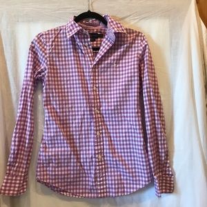polo gingham button up